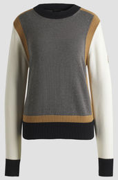 Produktbild von BOSS Equestrian Damen Pullover Amira in Schwarz oder Grau