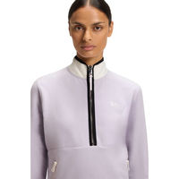 Produktbild von BOSS Equestrian Damen Pullover mit Half Zip aus Baumwolle