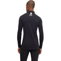 Produktbild von BOSS Equestrian Elton Signature Stripe Polo Reitshirt für Herren in Schwarz XL