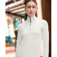 Produktbild von BOSS Equestrian Fleecepullover Nika Weiß
