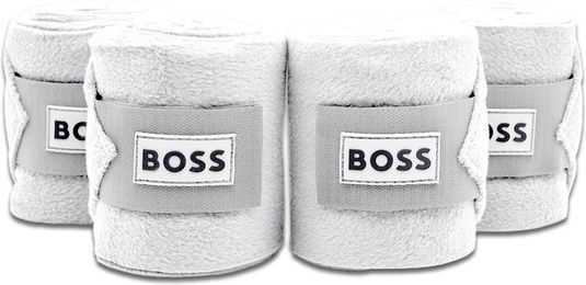 Boss Equestrian Gamaschen aus Polyester im 4er Set in Weiß und Grau – Bild 1 von 2