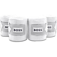 Produktbild von Boss Equestrian Gamaschen aus Polyester im 4er Set in Weiß und Grau