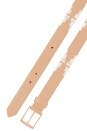 Produktbild von BOSS Equestrian Gürtel Polo in Peach Nougat aus Leder für Damen und Herren