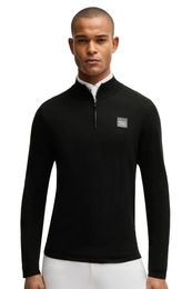 Produktbild von BOSS Equestrian Herren Pullover Rouven Schwarz