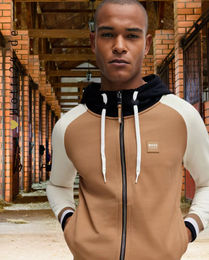 Produktbild von BOSS Equestrian Herren Sweatjacke River Reitjacke aus Baumwolle Beige