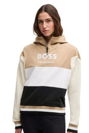Produktbild von BOSS Equestrian Hoodie Faye Signature Fleece Damen Bunt