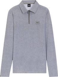 BOSS Equestrian HW 2026 Eaton Trainingsshirt für Herren in Grau Silber – Bild 1 von 2