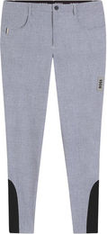 BOSS Equestrian HW 2026 James Reithose für Herren mit Kniebesatz in Grau und Silber – Bild 1 von 2