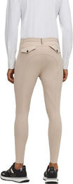 Produktbild von BOSS Equestrian James Reithose für Herren mit Kniebesatz aus Nylon in Weiß oder Beige Größe S