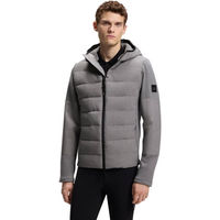 Produktbild von BOSS Equestrian Jeff Hybrid Pufferjacke Herren Silber wasserabweisend Polyester XL