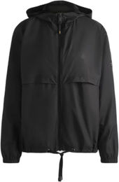 Produktbild von Boss Equestrian Louise Wasserdichte Reitjacke für Damen mit Kapuze Schwarz Größe L