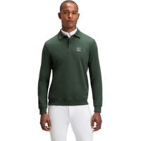 Produktbild von BOSS Equestrian Luis Polo Sweater Herren aus Baumwolle Schwarz Grün XS