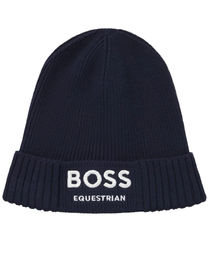 Produktbild von BOSS Equestrian Mütze Fisher Sky Captain Blau aus Baumwolle für Herren
