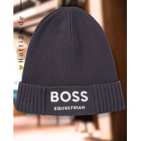 Produktbild von BOSS Equestrian Mütze Fisher Unisex Grau aus Baumwolle