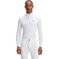 Produktbild von BOSS Equestrian Nick Turniershirt für Herren in Weiß Größe XS aus Polyamid