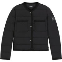 Produktbild von BOSS Equestrian Nora Petite Pufferjacke Damen Schwarz Wasserabweisend Nylon
