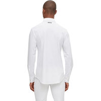 Produktbild von BOSS Equestrian Norman Turniershirt für Herren aus Baumwolle Weiß Größe M