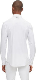 BOSS Equestrian Norman Turniershirt für Herren in Weiß Größe XXL – Bild 1 von 2