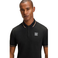 Produktbild von BOSS Equestrian Paul Polo Patch Reitshirt für Herren aus Baumwolle in XXL