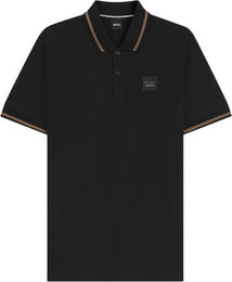 BOSS Equestrian Paul Polo Patch Reitshirt für Herren aus Baumwolle Weiß XXL – Bild 1 von 3