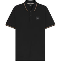 Produktbild von BOSS Equestrian Paul Polo Patch Reitshirt für Herren aus Baumwolle Weiß XXL
