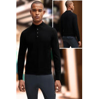 Produktbild von BOSS Equestrian Pullover aus Wolle und Kaschmir in Schwarz