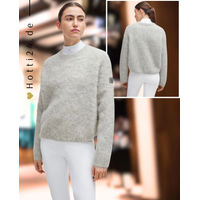 Produktbild von BOSS Equestrian Pullover Pearl aus Wolle in Grau