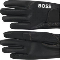 Produktbild von BOSS Equestrian Queens Handschuhe für Damen aus Kunstleder Schwarz mit Forato-Design für den Sommer