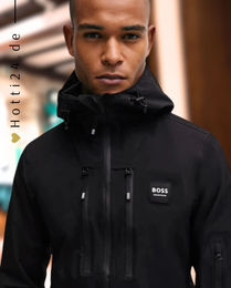 Produktbild von BOSS Equestrian Regenjacke Neil für Herren in Schwarz wasserdicht