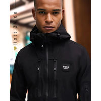 Produktbild von BOSS Equestrian Regenjacke Neil für Herren in Schwarz wasserdicht