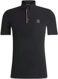 Produktbild von Boss Equestrian Reit-Poloshirt für Herren in Schwarz Größe S