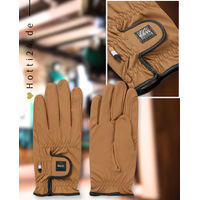 Produktbild von BOSS Equestrian Reithandschuhe Hybrid Camel Unisex aus Kunstleder in Beige und Braun