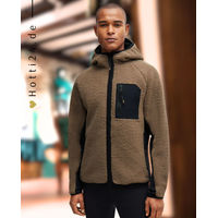 Produktbild von BOSS Equestrian Reitjacke aus Fleece in Camel Beige Braun wasserabweisend
