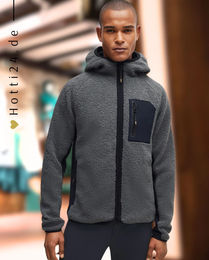 Produktbild von BOSS Equestrian Reitjacke aus Fleece in Grau wasserabweisend