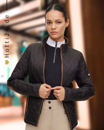 Produktbild von BOSS Equestrian Reitjacke Beth Heritage für Damen in Schwarz wasserdicht