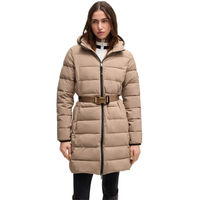 Produktbild von BOSS Equestrian Reitmantel Vespa für Damen in Camel mit Fleece-Futter für den Winter