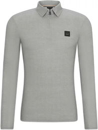 Produktbild von Boss Equestrian Reitpolo Elton Reitshirt für Herren in Grau Größe L aus Polyester