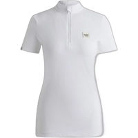 Produktbild von Boss Equestrian Reitshirt Maira Damen Weiß XS mit Kunstleder