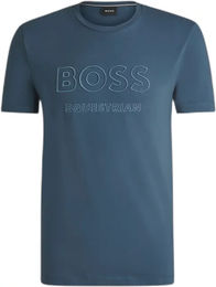 Produktbild von BOSS Equestrian Reitshirt Pierce für Herren aus Baumwolle Blau Größe S