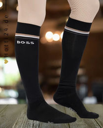 Produktbild von BOSS Equestrian Reitsocken Classic Black aus Baumwolle Unisex Schwarz
