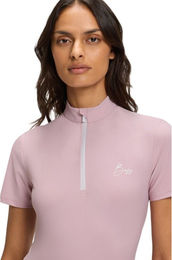 BOSS Equestrian Renee Trainingsshirt Damen aus Polyamid in Lila oder Rosa Größe S – Bild 1 von 5