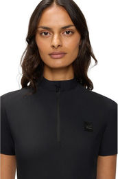 BOSS Equestrian Romera Reitshirt Damen Schwarz XL aus Polyamid – Bild 1 von 3