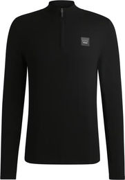 Boss Equestrian Rouven Sweatshirt Pullover für Herren aus Baumwolle Schwarz Größe M – Bild 1 von 2