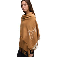 Produktbild von BOSS Equestrian Schal Logo Camel für Damen in Beige und Braun