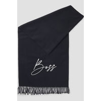 Produktbild von BOSS Equestrian Schal mit Logo in Schwarz