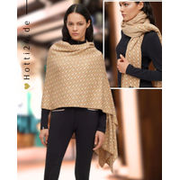 Produktbild von BOSS Equestrian Schal Monogramm Beige 80 cm x 200 cm