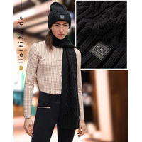 Produktbild von BOSS Equestrian Schal Signature Black Schwarz Winter