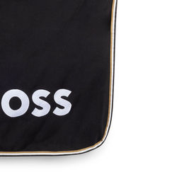 Produktbild von BOSS Equestrian Signature Fleece Abschwitzdecke für Pferde Schwarz 155 cm