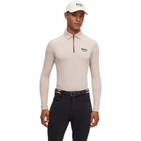 Produktbild von BOSS Equestrian Signature Polo Gürtel aus Leder in Schwarz 90 cm
