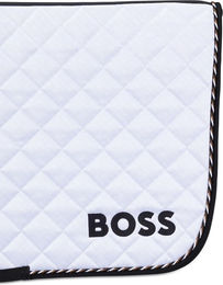 Produktbild von BOSS Equestrian Signature Schabracke Dressur aus Baumwolle in Schwarz oder Weiß